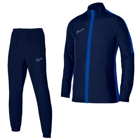 nike dry academy trainingspak donkerblauw wit|Nike Academy Dri.